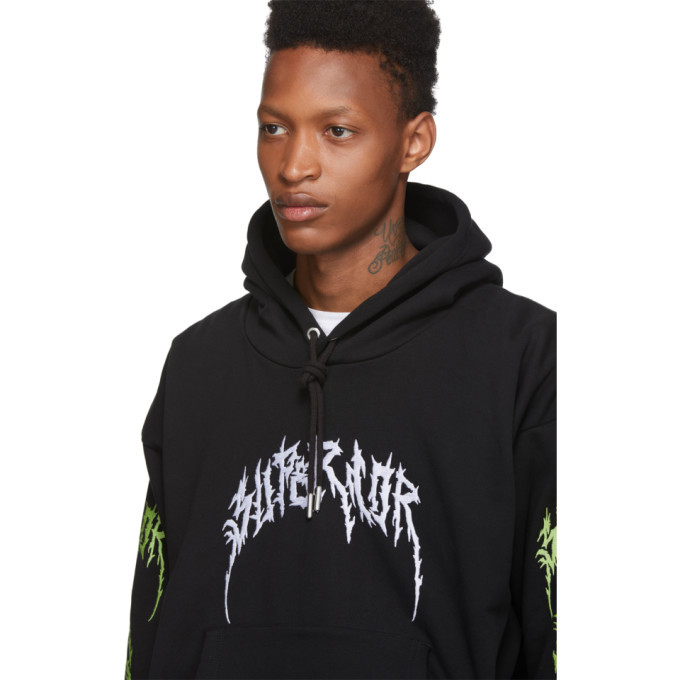 Diesel Black S Alby Bx3 Embroidery Hoodie 143 SSENSE Lookastic