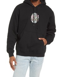 Obey Bouquet Graphic Pullover Hoodie In Black At Nordstrom