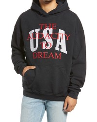 Rhude Dreamers Embroidered Cotton Hoodie