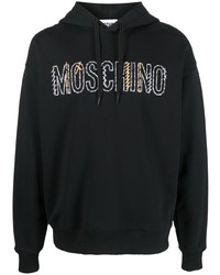 Moschino Embroidered Logo Cotton Hoodie
