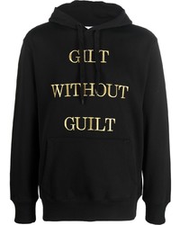 Moschino Embroidered Slogan Long Sleeve Hoodie