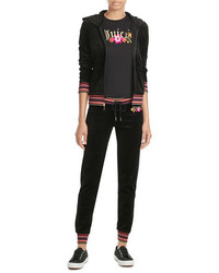 Juicy Couture Embroidered Velour Hoodie