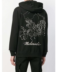 Maharishi Embroidered Zip Front Hoodie