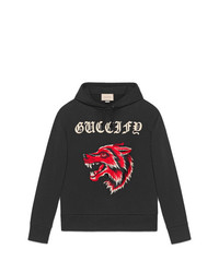 Gucci Fy Cotton Sweatshirt With Wolf