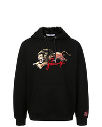 Givenchy Lion Print Embroidered Hoodie