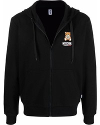 Moschino Logo Embroidered Hoodie