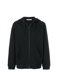 Givenchy Star Embroidered Zip Hoodie