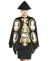Kokon To Zai Embroidered Satin Bomber Jacket