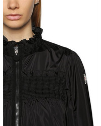 Moncler Suze Embroidered Ruffled Nylon Jacket