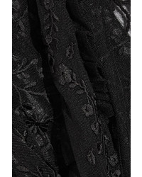 Needle & Thread Primrose Embroidered Tulle Jacket Black