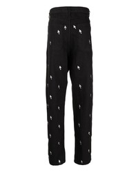 MARKET Double Click Printed Cotton Trousers