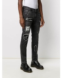 Hydrogen Multi Patch Slim Fit Jeans