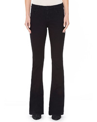 Alice + Olivia Stacey Loving You Embroidered Bell Bottom Jeans