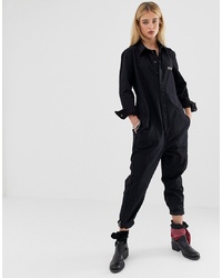 One Teaspoon Utility Gothic Embroidery Jumpsuit