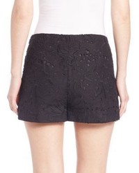 Theory Micro Embroidered Lace Shorts