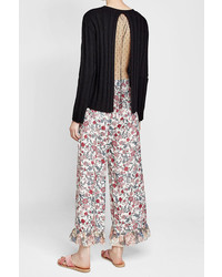 RED Valentino Embroidered Pullover With Lace