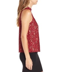 WAYF Portrait Embroidered Lace Tank
