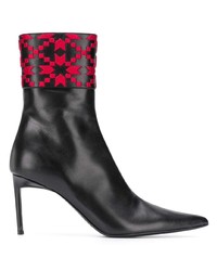 Haider Ackermann Embroidered Ankle Boots