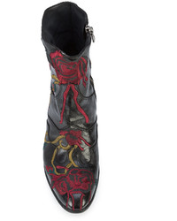Fauzian Jeunesse' Fauzian Jeunesse Embroidered Ankle Boots