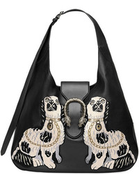 Gucci Dionysus Embroidered Large Leather Hobo