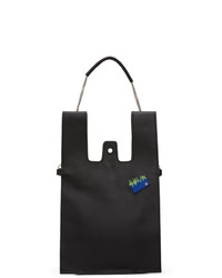 Ader Error Black Plastic Cross Shoulder Bag