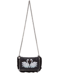 Stella McCartney Black Swan Falabella Crossbody Bag