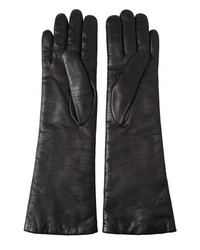 Valentino Butterfly Embroidered Leather Gloves