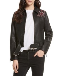 Rebecca Minkoff Washoe Embroidered Leather Jacket