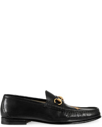 Gucci Leather Loafer With Bee
