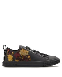 Giuseppe Zanotti Low Top Chinese Dragon Sneakers