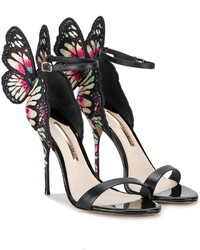 Sophia Webster Black Chiara Butterfly 115 Sandals