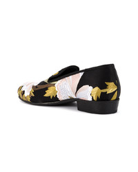Ann Demeulemeester Floral Jacquard Loafers