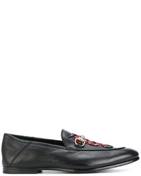Gucci Kingsnake Embroidered Loafers