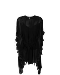 Twin-Set Embroidered Draped Blouse