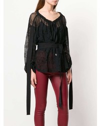 Ann Demeulemeester Handembroidered Blouse