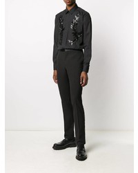 Versace Barocco Sequin Embroidered Shirt