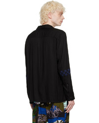 NOMA t.d. Black Embroidered Shirt