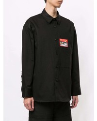 Wooyoungmi Embroidered Patch Long Sleeved Shirt