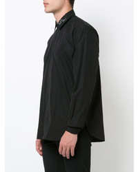 Saint Laurent Embroidered Yves Collar Shirt