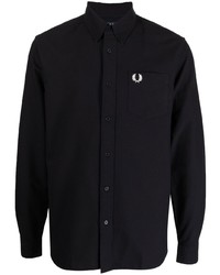 Fred Perry Logo Embroidery Cotton Shirt
