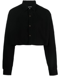 Societe Anonyme Socit Anonyme Number Embroidered Cropped Shirt