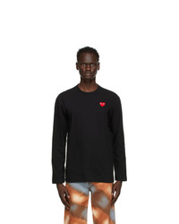 Comme Des Garcons Play Black Heart Long Sleeve T Shirt