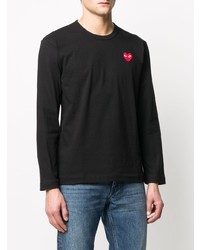 Comme Des Garcons Play Comme Des Garons Play Embroidered Heart T Shirt