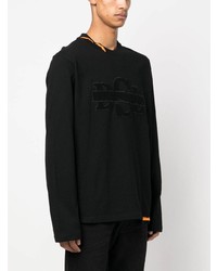 Diesel Embroidered Logo Long Sleeve T Shirt