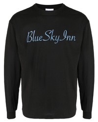 BLUE SKY INN Logo Embroidered Cotton T Shirt