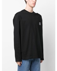 Wooyoungmi Logo Embroidered Long Sleeve T Shirt