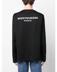 Wooyoungmi Logo Embroidered Long Sleeve T Shirt