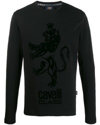 Cavalli Class Logo Embroidered Top