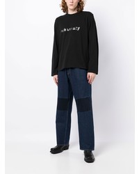 Our Legacy Logo Embroidery Long Sleeve T Shirt