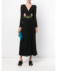 Gucci Floral Embroidered Maxi Dress